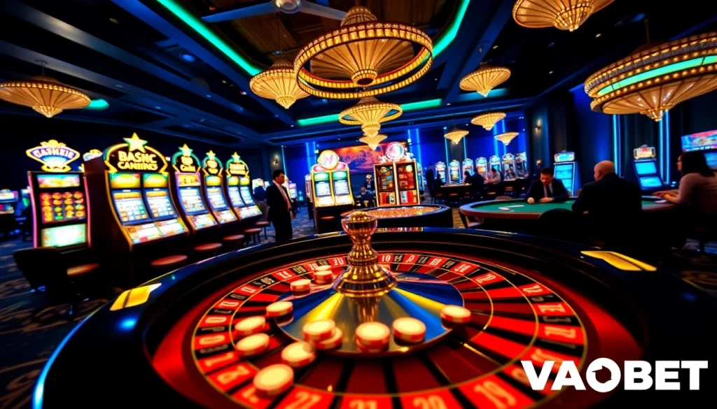 VAOBET: Experience the thrill of winning at our luxury casino with roulette, poker, and vibrant slot machines.