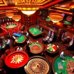Experience the excitement of 98win9 with players at lively casino tables enjoying poker, roulette, and slots.
